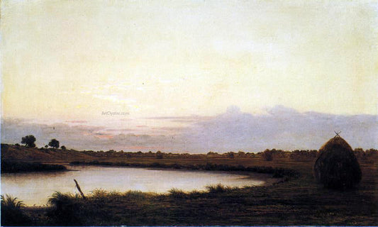 Martin Johnson Heade Quiet River at Dusk - Canvas Print