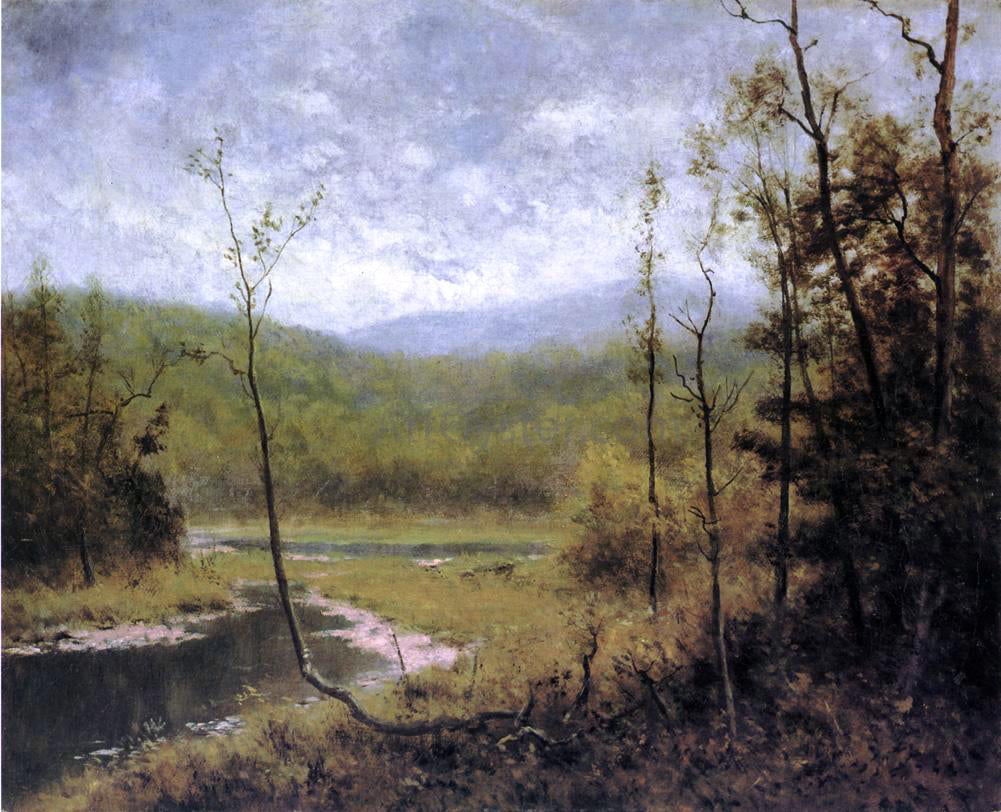 Alexander Helwig Wyant Quiet Stream, Adironcack Mountains - Canvas Print