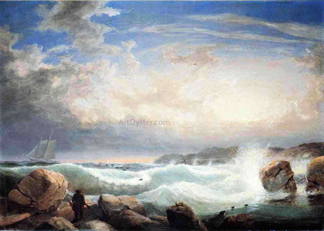 Robert Salmon Rafe's Chasm, Gloucester, Massachusetts - Canvas Print