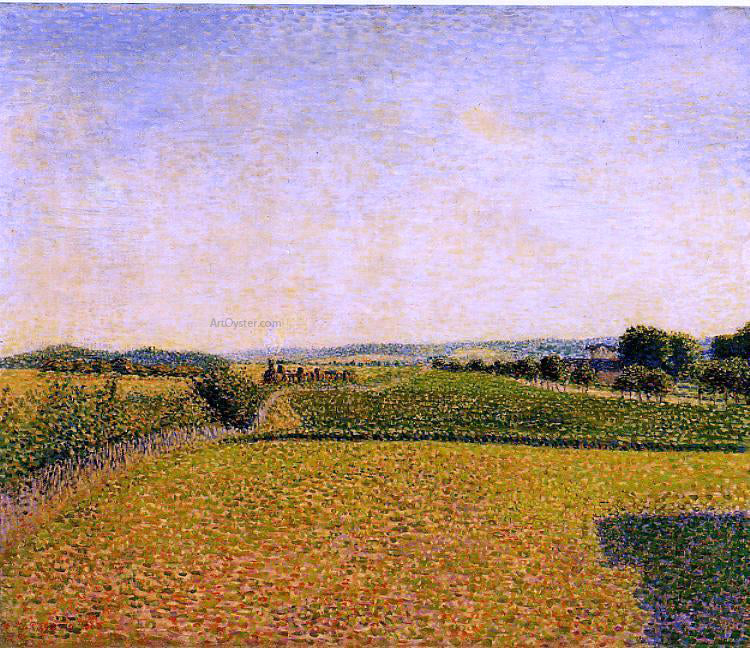 Camille Pissarro Railroad to Dieppe - Canvas Print