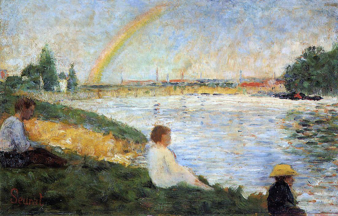 Georges Seurat Rainbow - Canvas Print