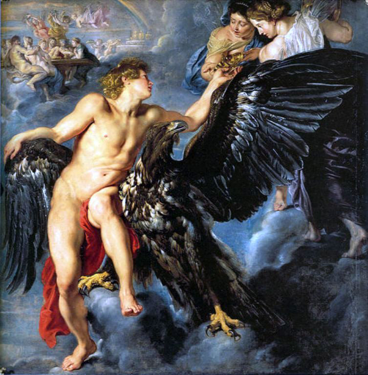 Peter Paul Rubens Rape of Ganymede - Canvas Print