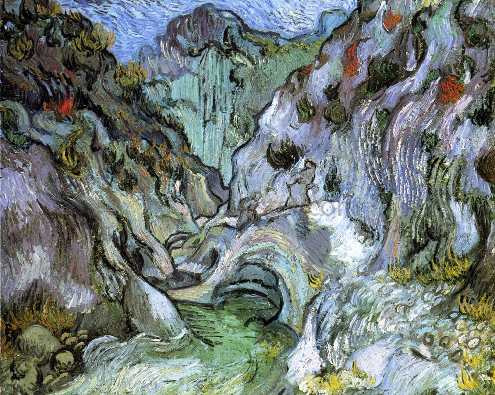 Vincent Van Gogh Ravine - Canvas Print
