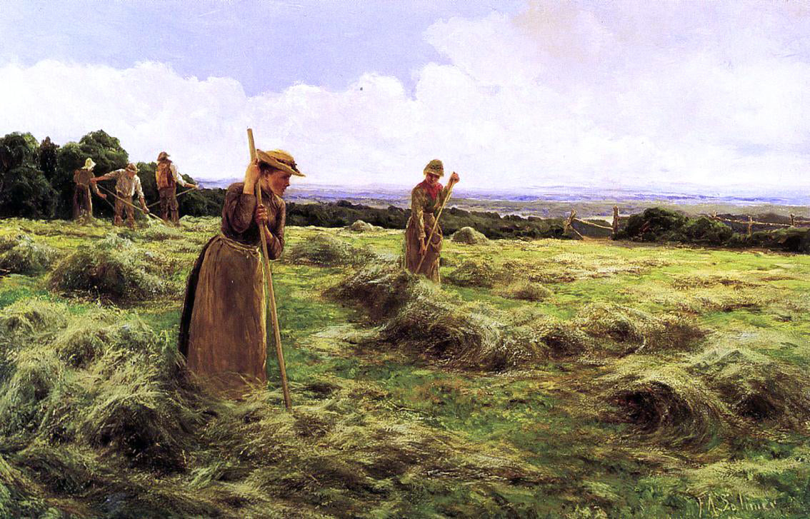 Florence A Saltmer Ready for Carting - Canvas Print