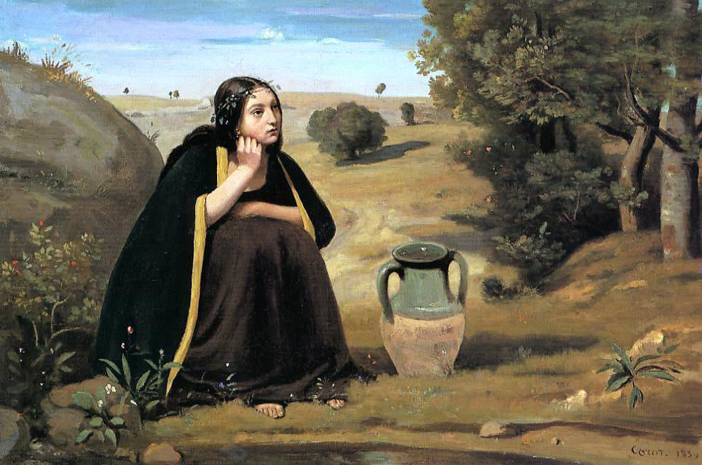Jean-Baptiste-Camille Corot Rebecca - Canvas Print