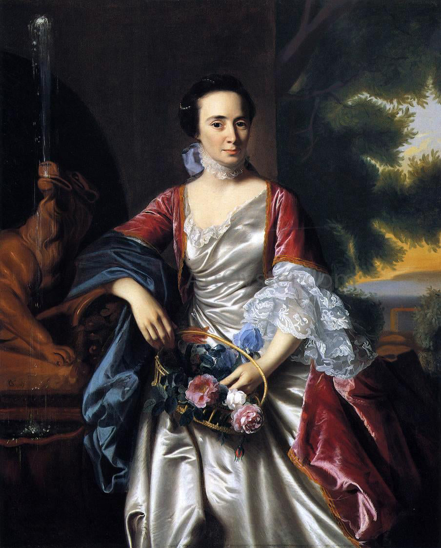 John Singleton Copley Rebecca Boylston - Canvas Print