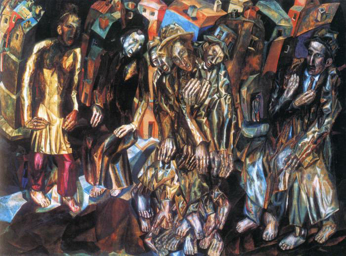 Pavel Filonov Rebirth of the People - Canvas Print