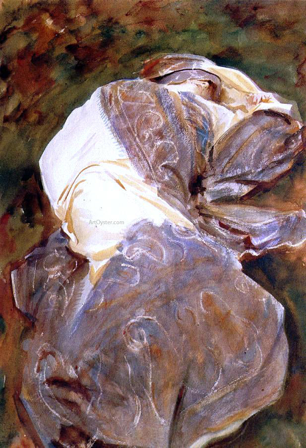 John Singer Sargent Reclining Figure - Canvas Print