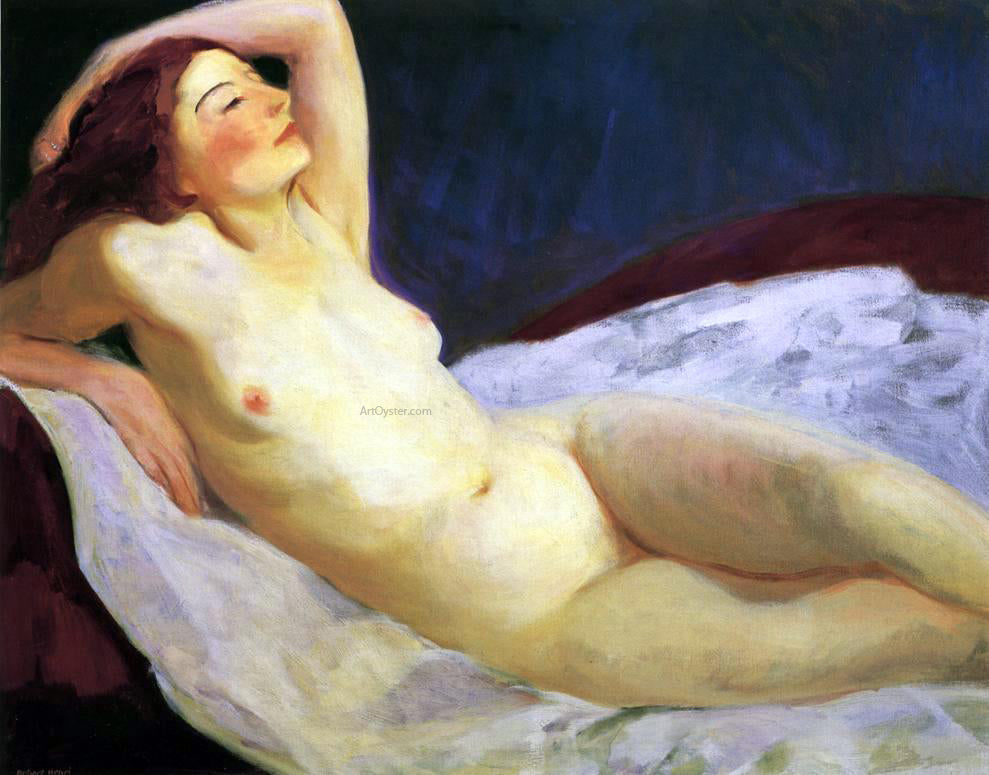 Robert Henri Reclining Nude (Barbara Brown) - Canvas Print