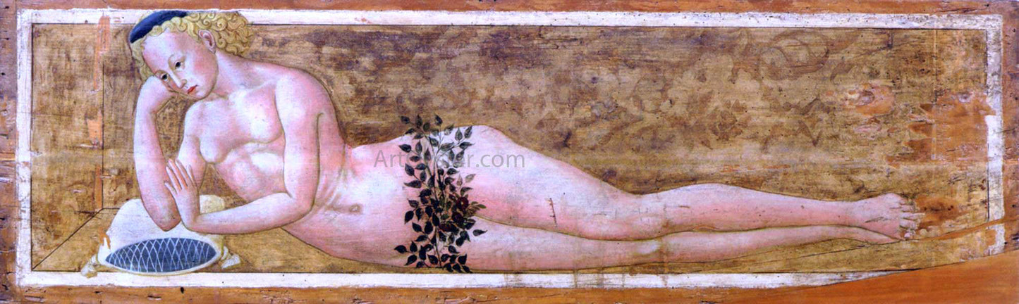 Scheggia Reclining Youth - Canvas Print