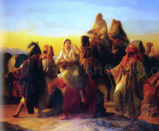 Friedrich Bouterwek Recontre D'Isaac Et De Rebecca - Canvas Print