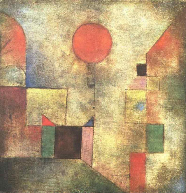 Paul Klee Red Balloon - Canvas Print