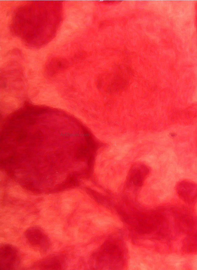 Our Original Collection Red Bubble Abstract - Canvas Print
