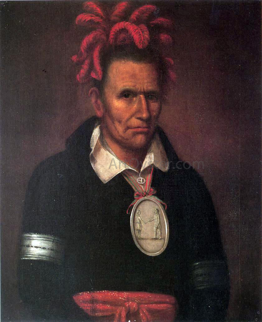 John Douglas Mathies Red Jacket - Canvas Print