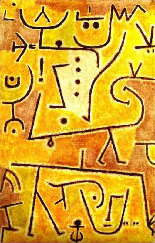 Paul Klee Red Waistcoat - Canvas Print