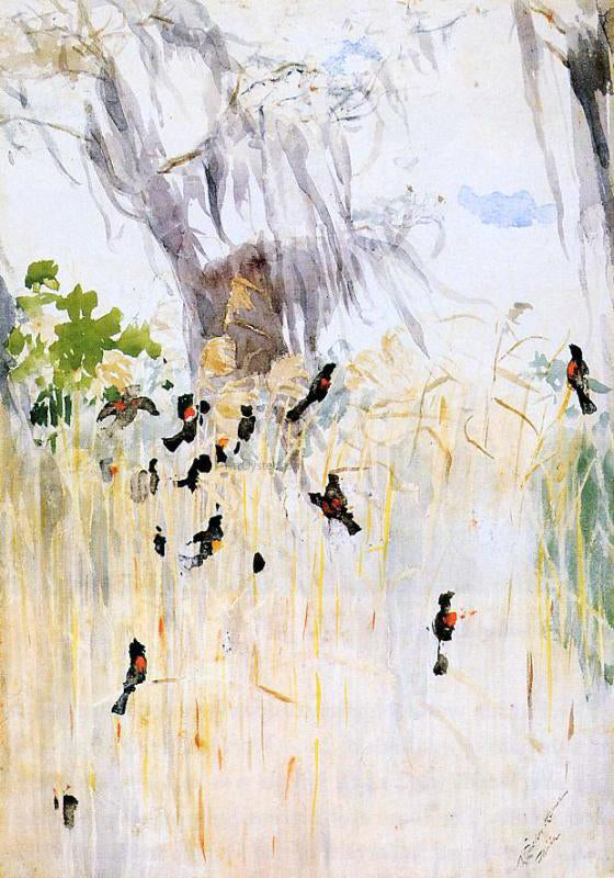 Winslow Homer Redwing Blackbirds - Canvas Print