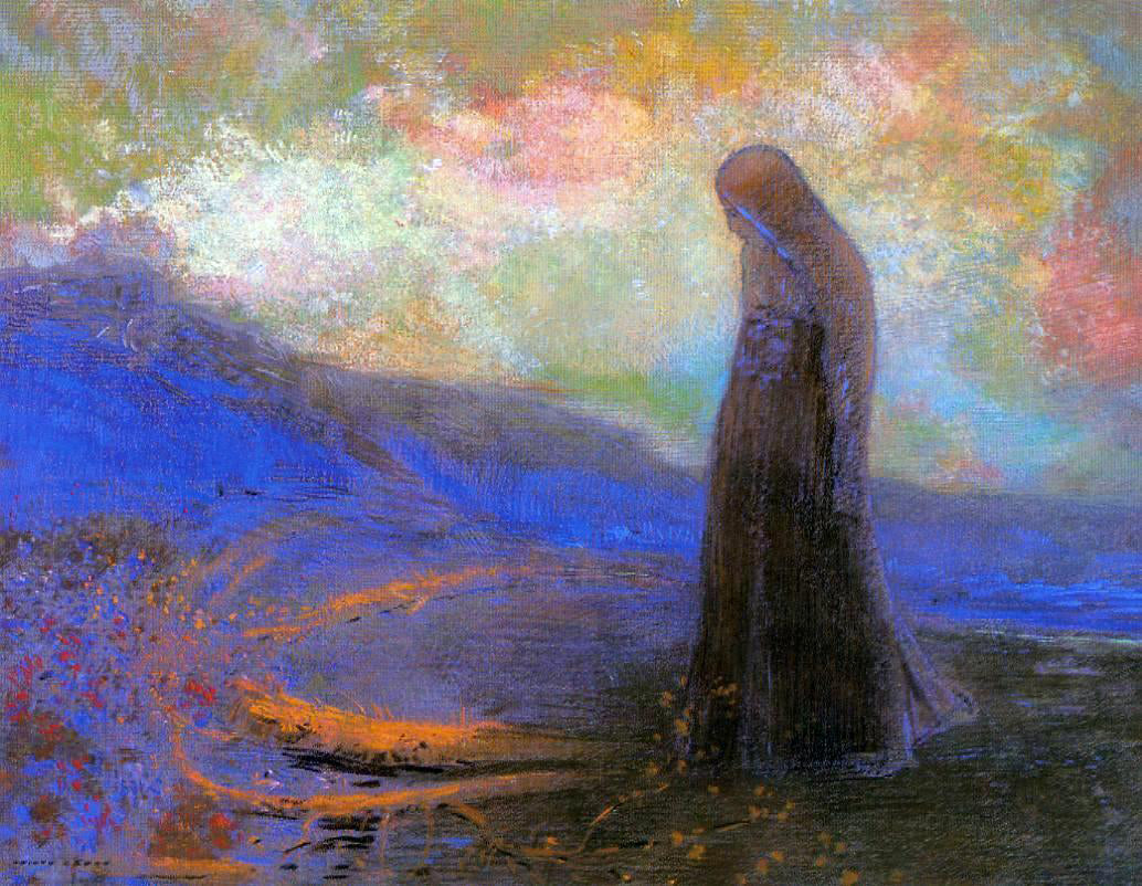 Odilon Redon Reflection - Canvas Print