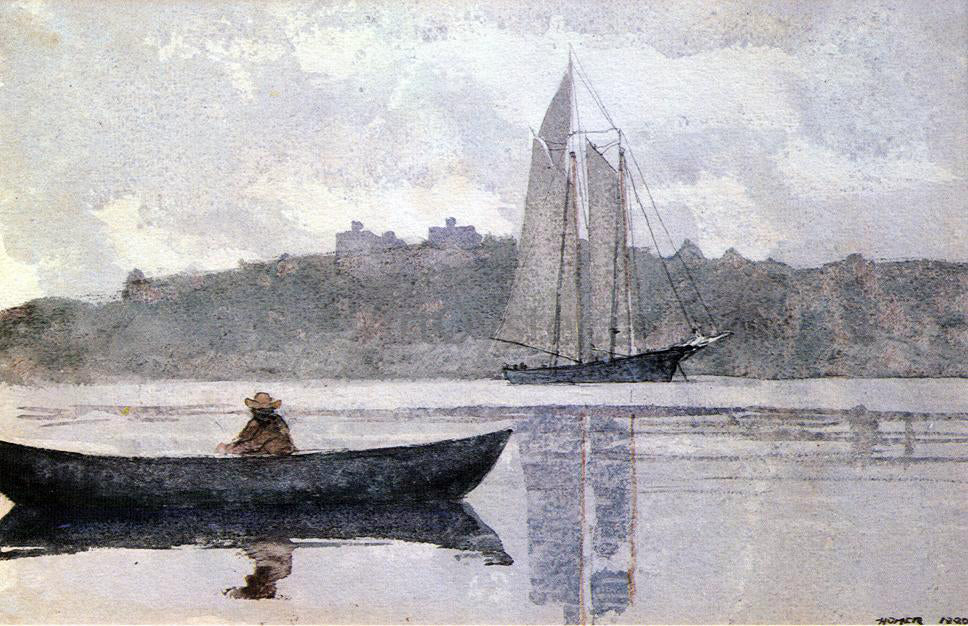 Winslow Homer Reflections - Canvas Print