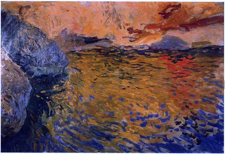 Joaquin Sorolla Y Bastida Reflections at the Cape, Javea - Canvas Print