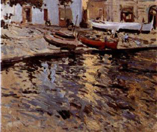 Segundo Matilla Marina Reflejos - Canvas Print