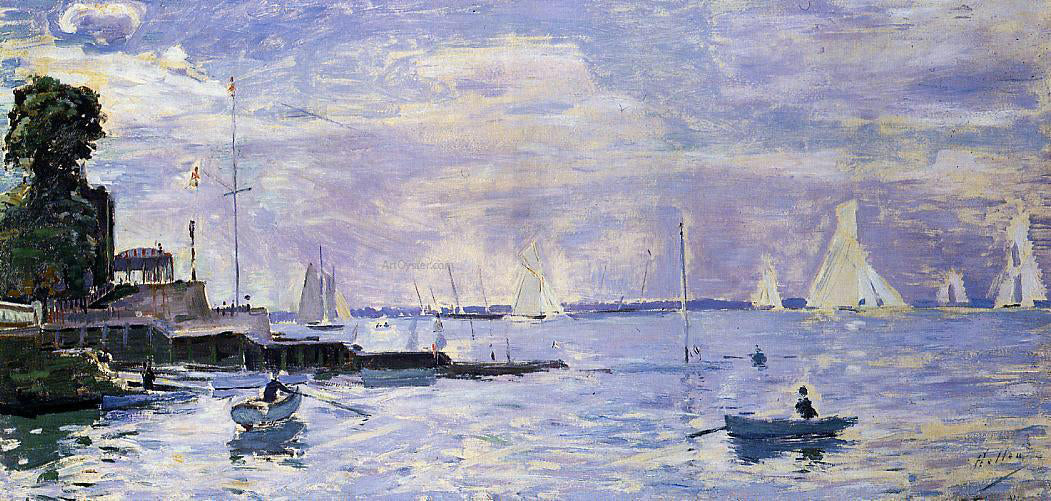 Paul Cesar Helleu Regatta - Canvas Print
