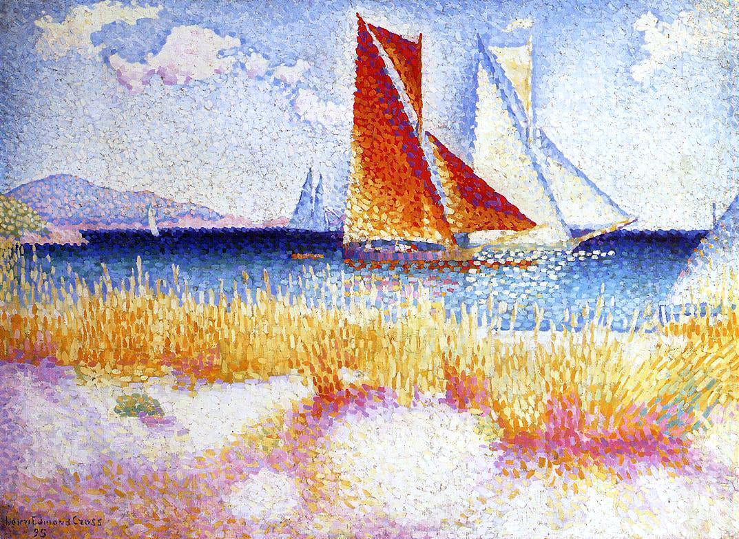 Henri Edmond Cross Regatta - Canvas Print