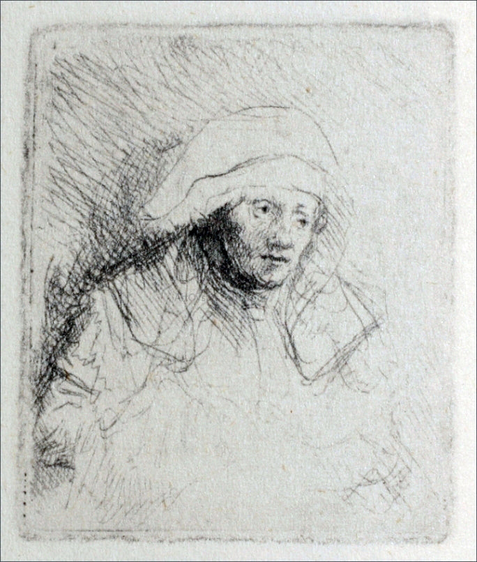Rembrandt Van Rijn Rembrandt's Wife - Dying - Canvas Print
