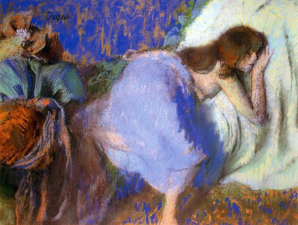 Edgar Degas Rest - Canvas Print