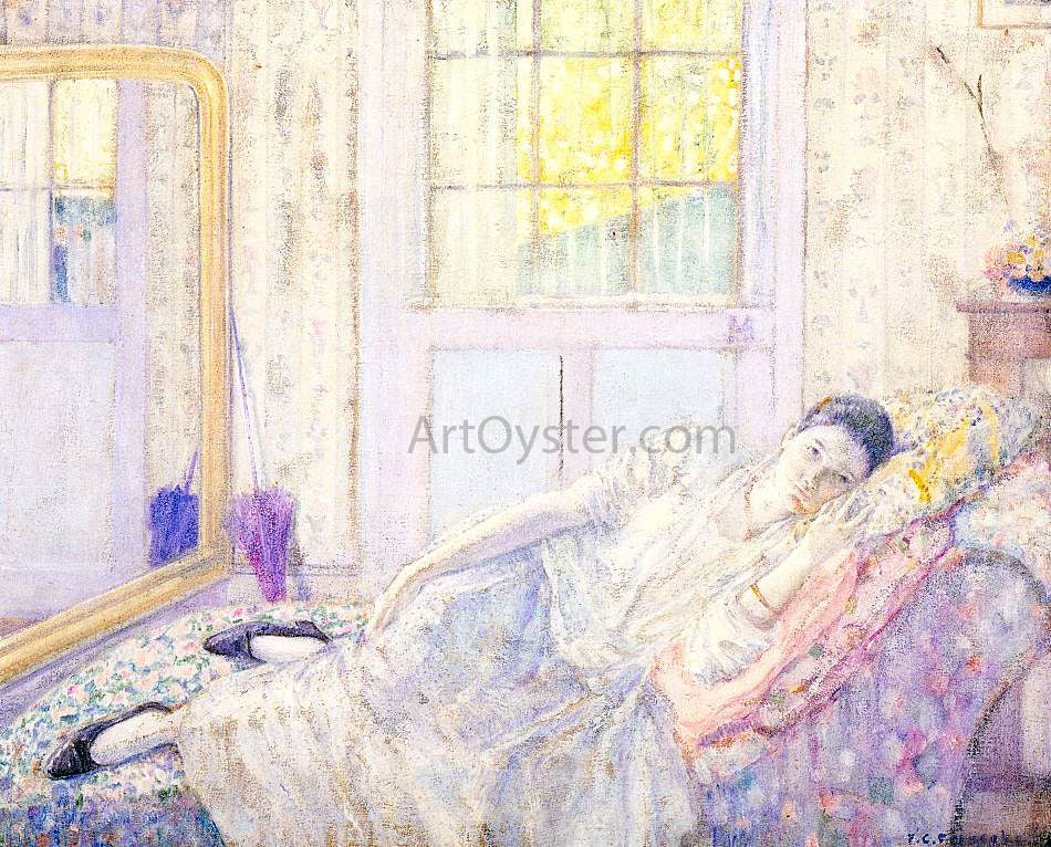 Frederick Carl Frieseke Rest - Canvas Print