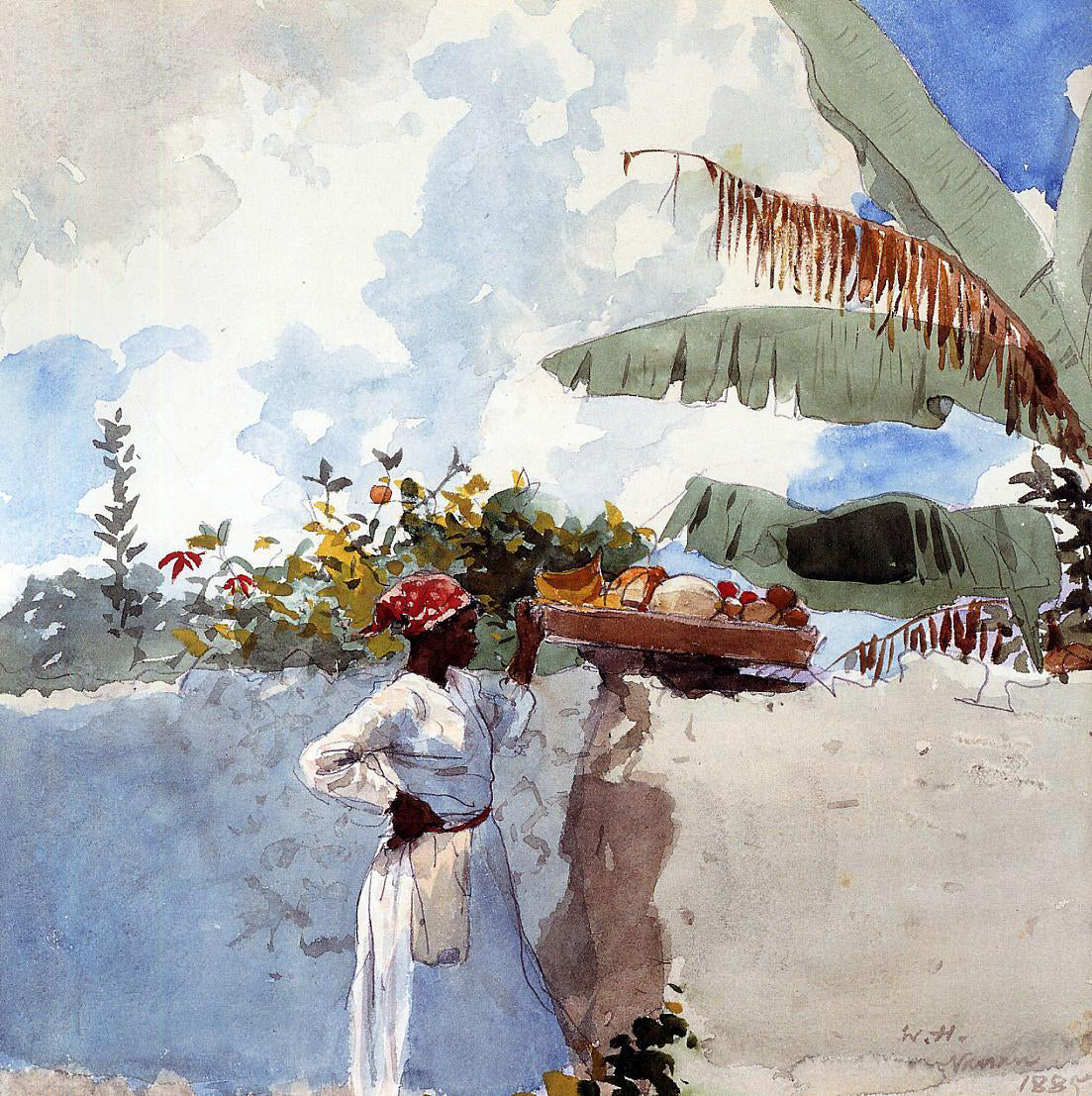 Winslow Homer Rest - Canvas Print