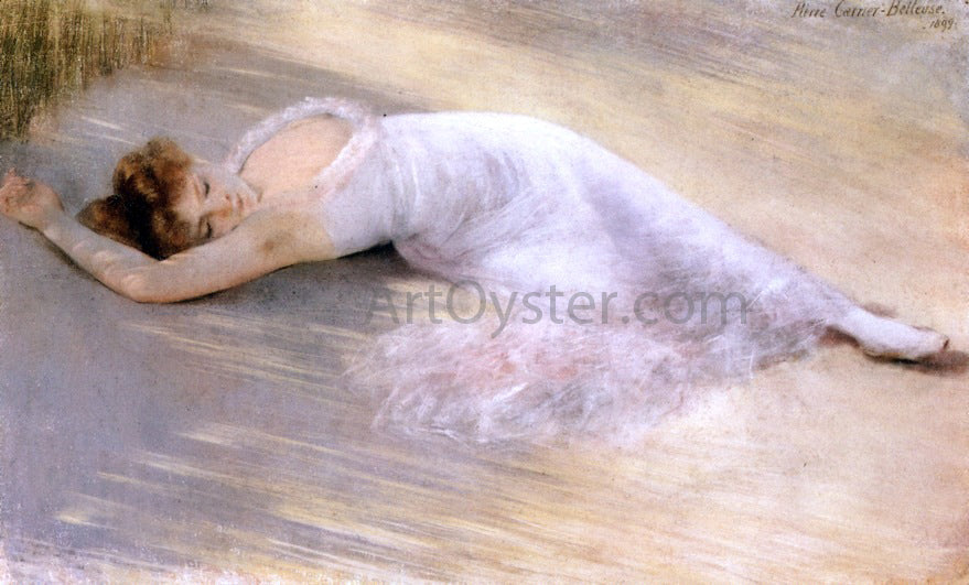 Pierre Carrier-Belleuse Rest on a Dune - Canvas Print