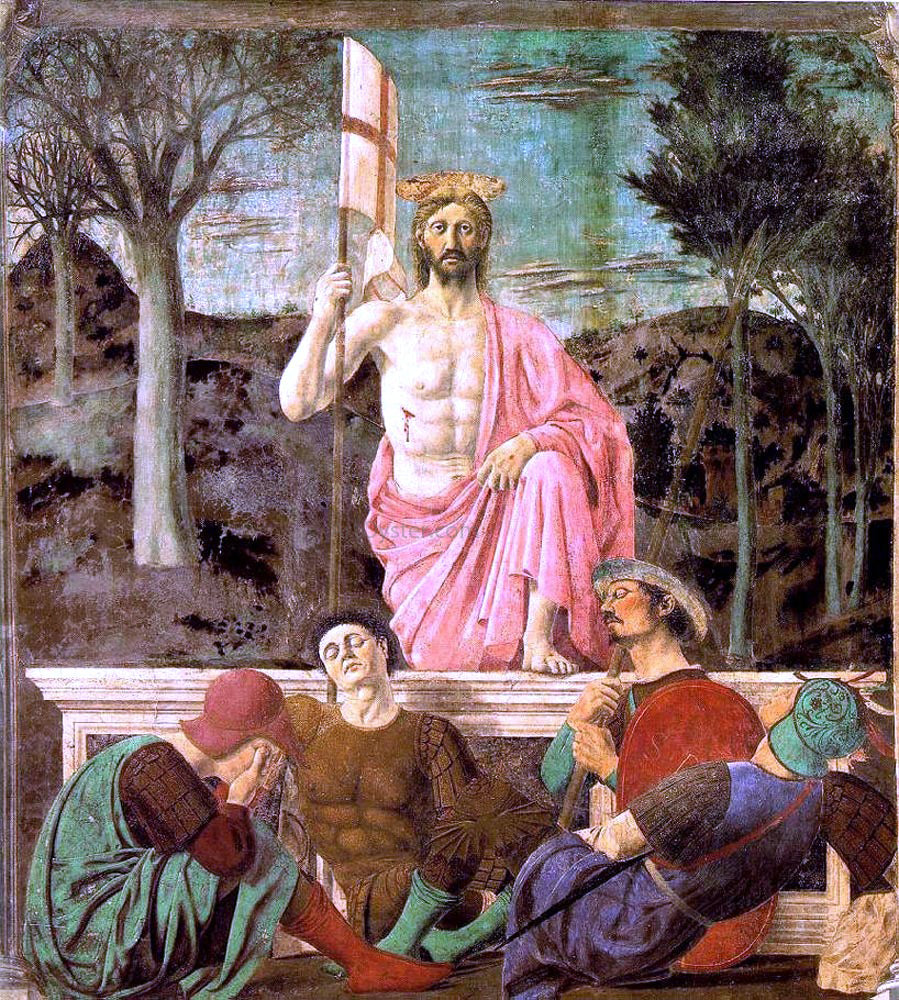 Piero Della Francesca Resurrection - Canvas Print