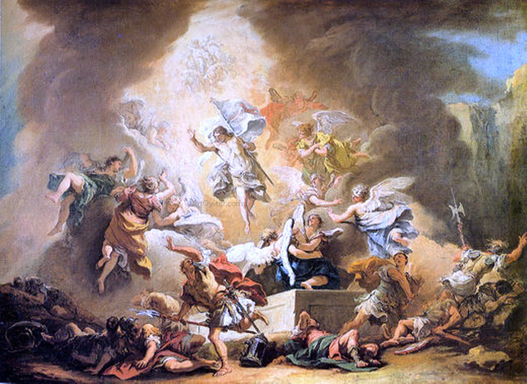 Sebastiano Ricci Resurrection - Canvas Print