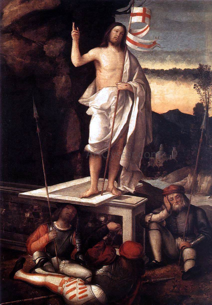 Marco Basaiti Resurrection of Christ - Canvas Print