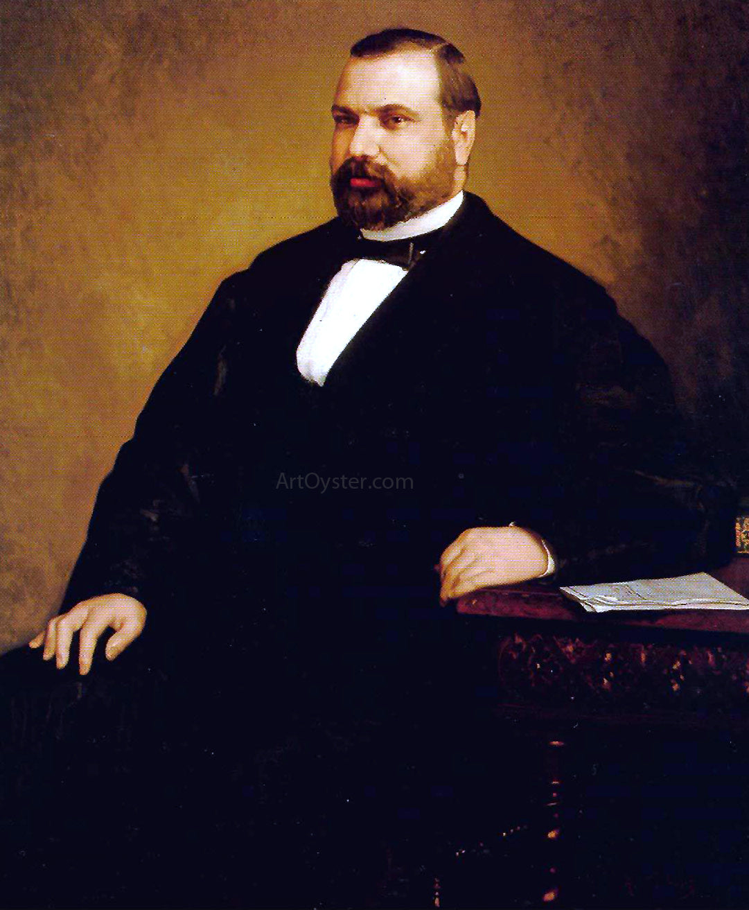 Antonio Gisbert Perez Retrato - Canvas Print