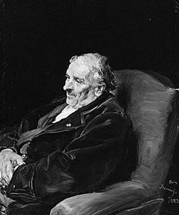 Francisco Domingo Marques Retrato de Anciano - Canvas Print
