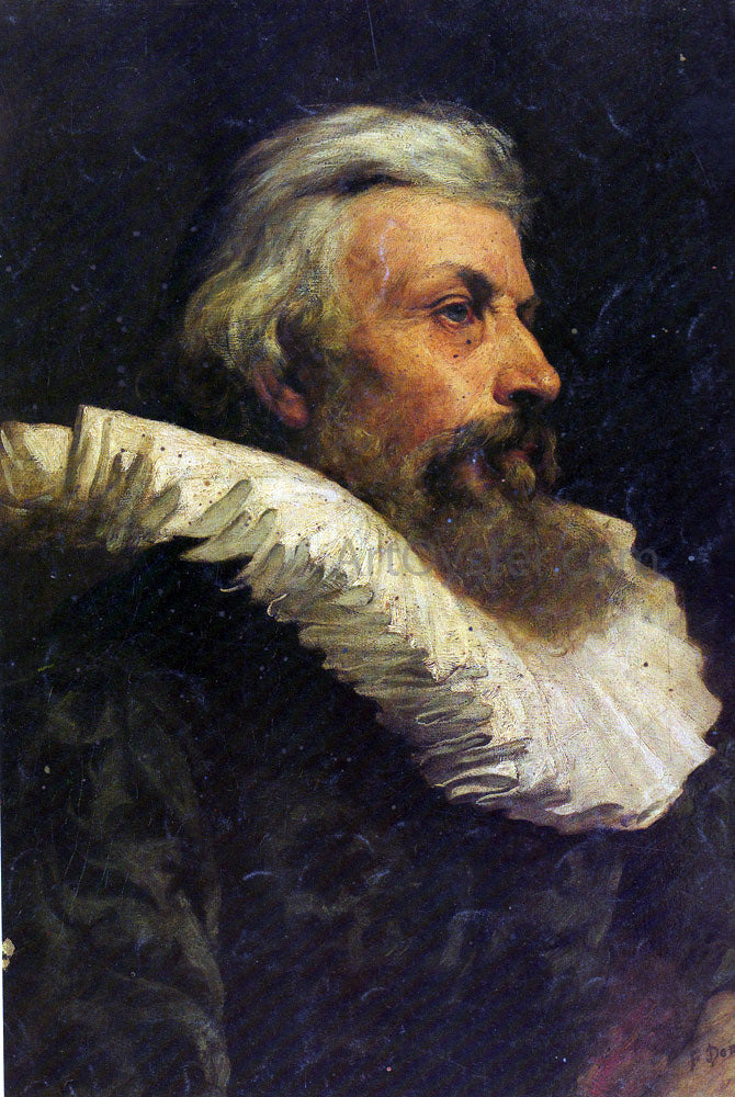 Francisco Domingo Marques Retrato de Caballero Antiguo - Canvas Print