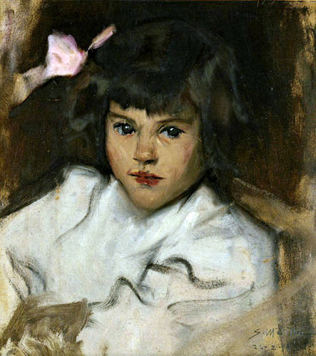 Segundo Matilla Marina Retrato de Chica - Canvas Print