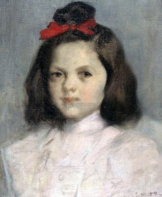 Segundo Matilla Marina Retrato de Muchacha - Canvas Print