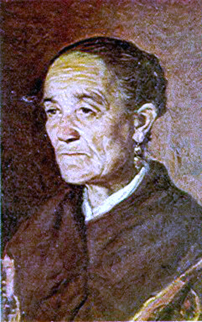 Gabriel Puig Roda Retrato de Mujer - Canvas Print