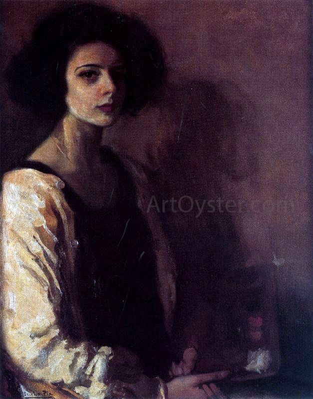 Cecilio Pla y Gallardo Retrato de su Hija - Canvas Print