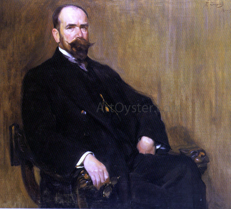 Jose Benlliure Gil Retrrato de Jose benlliure - Canvas Print