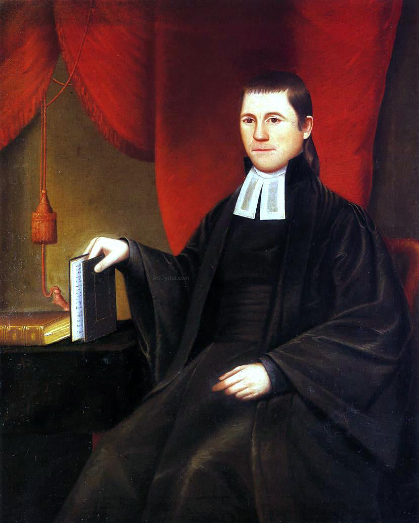 Ralph Earl Reverend Ebenezer Porter - Canvas Print