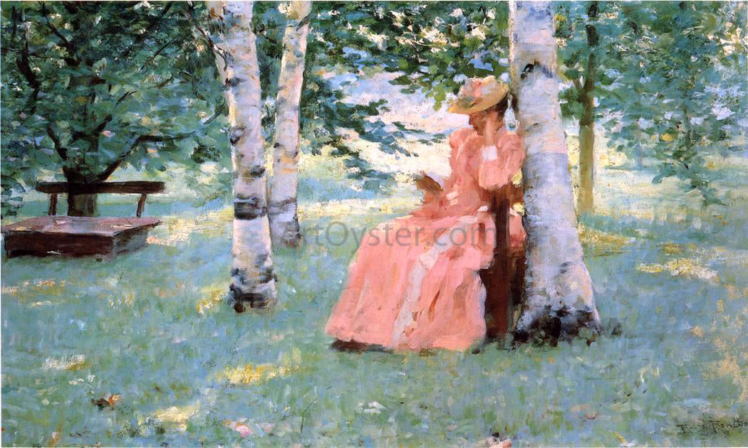 Robert Lewis Reid Reverie - Canvas Print