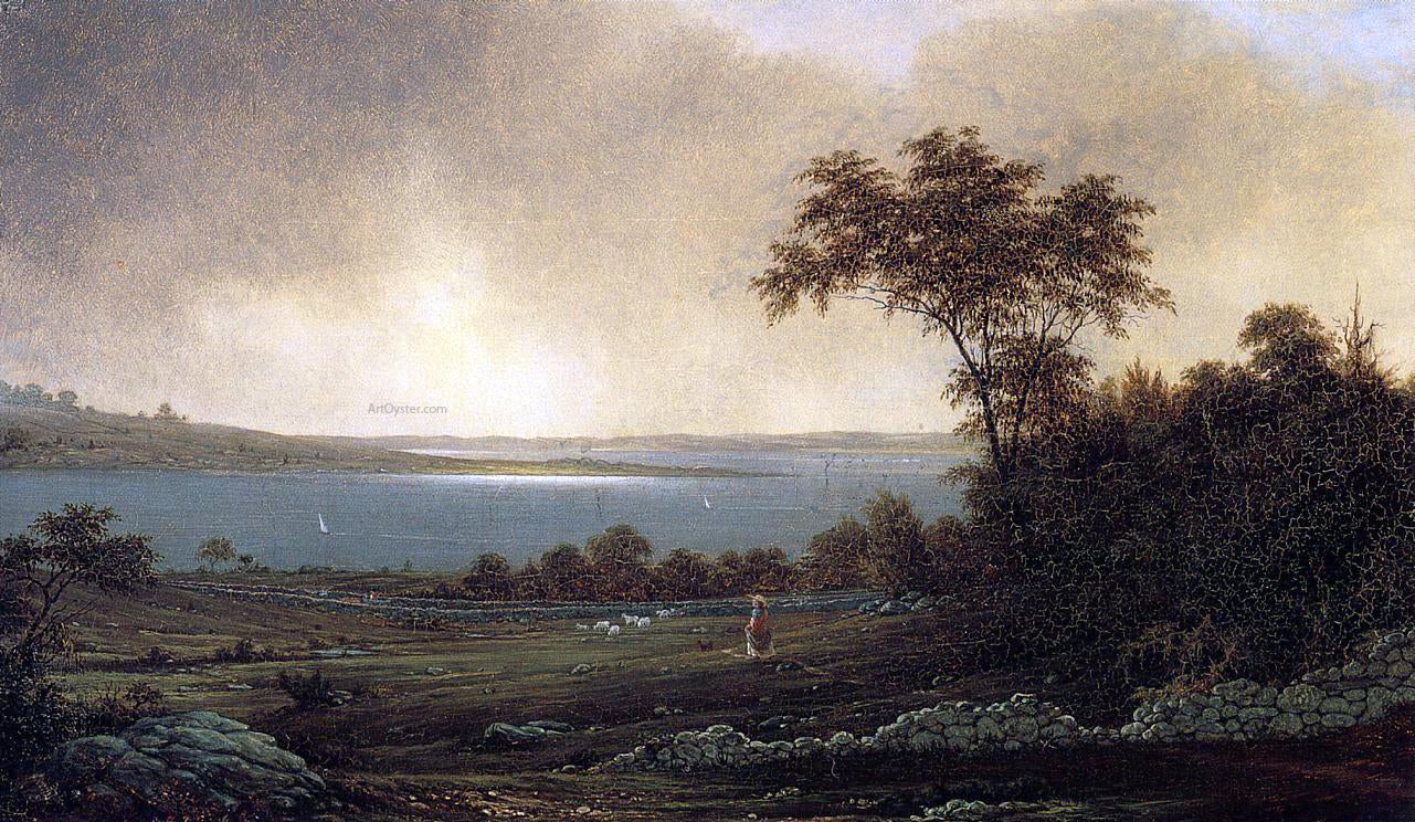 Martin Johnson Heade Rhode Island Landscape - Canvas Print