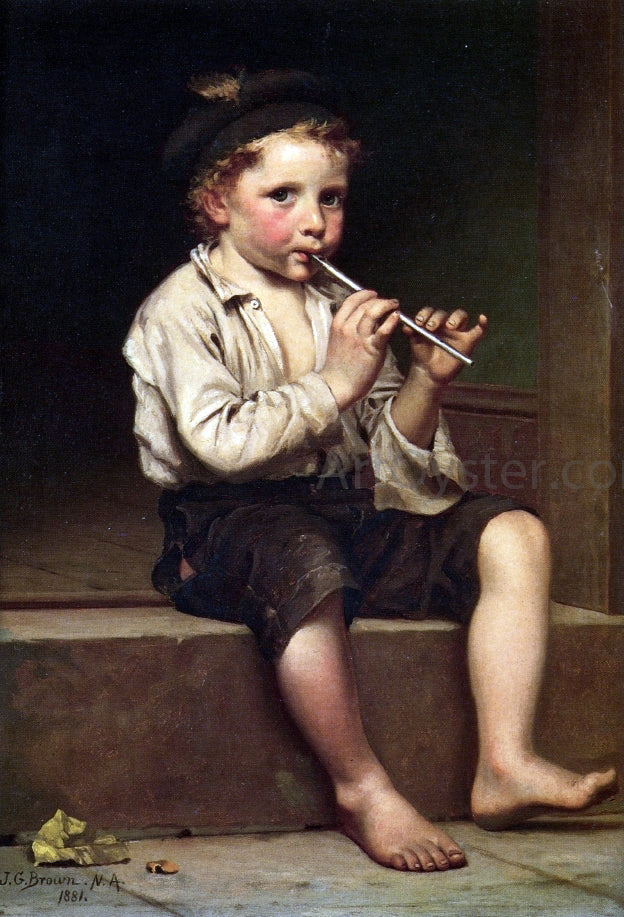 John George Brown Rhythm - Canvas Print