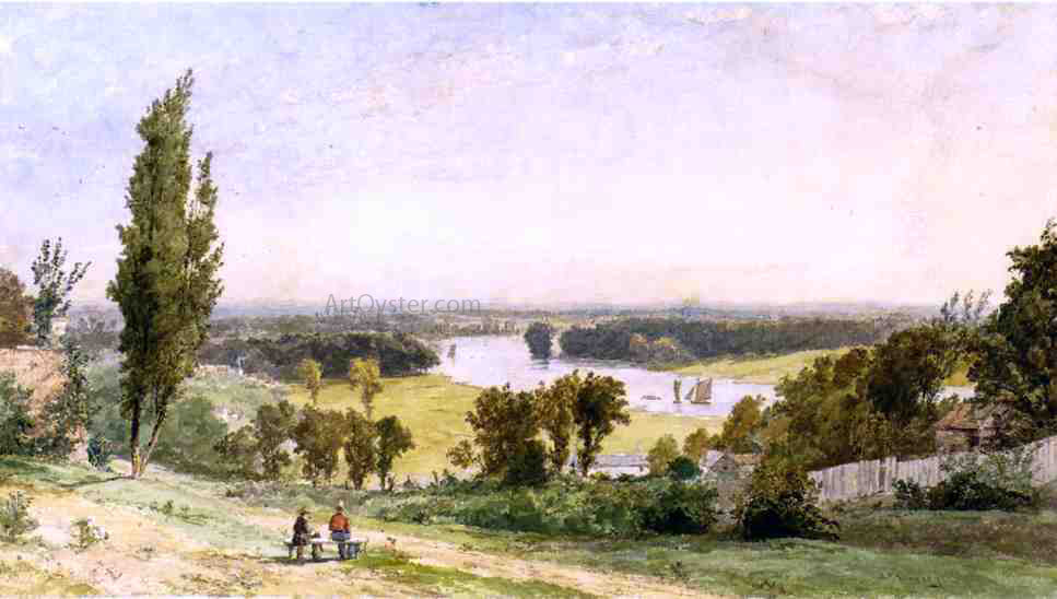 Jasper Francis Cropsey Richmond Hill in 1862 - Canvas Print
