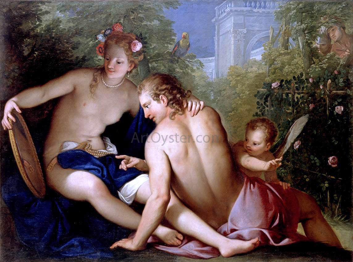 Antonio Bellucci Rinaldo and Armida - Canvas Print