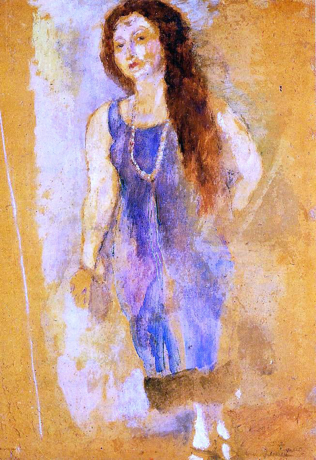 Jules Pascin Rita Barber - Canvas Print