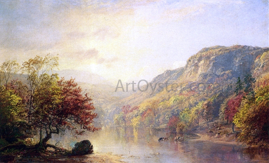 Jasper Francis Cropsey River in Autumn - Canvas Print